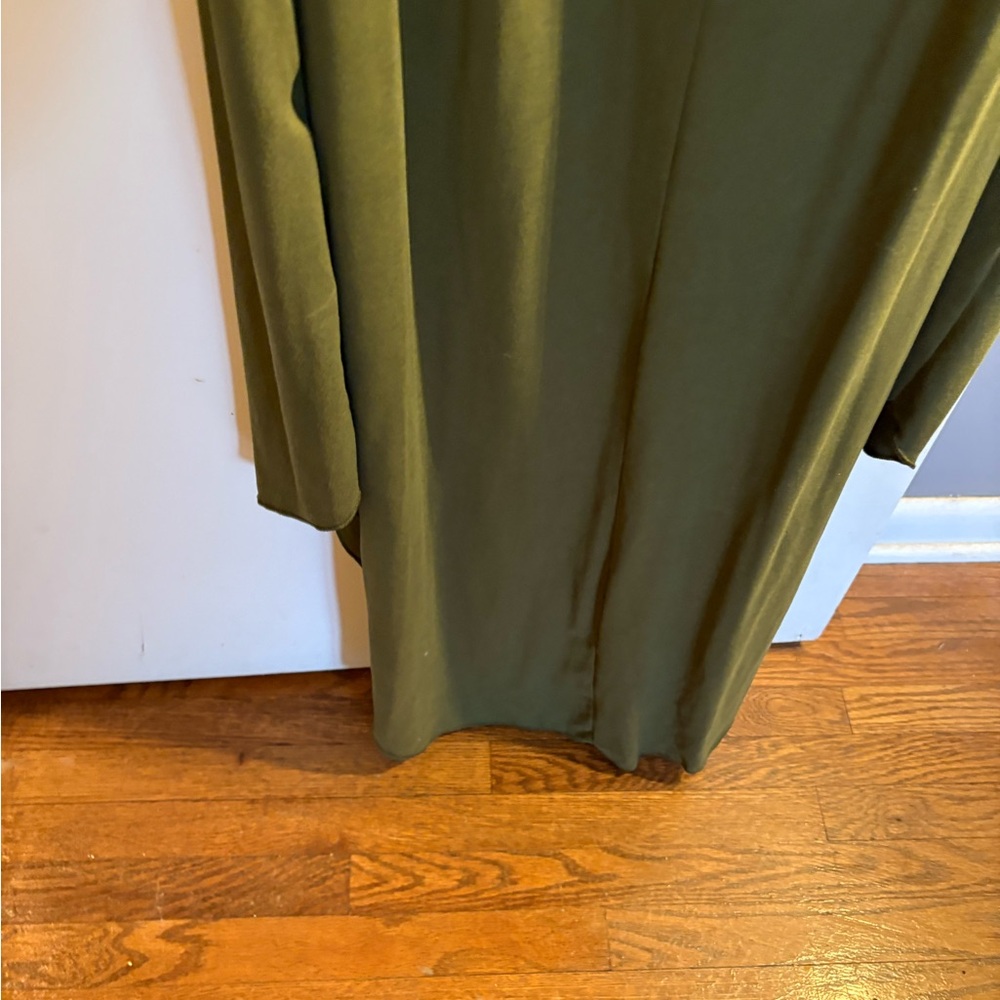 SHEIN maxi Olive Green Dress - Picture 2 of 4